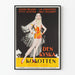 Vintage-Poster Den Kyska Kokotten - Retro-Wanddekoration