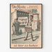Vintage-Poster Die Mode - Modezeitschrift für Herrenanzugdesigner