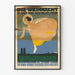 Künstlerischer und poetischer Weihnachts-Vintage-Poster