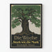 Vintage-Poster mächtiger Baum - Die Woche Stark wie die Mark