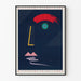 Abstrakter Grafikposter 'Different Strokes for Different Folks' – Moderne Wanddekoration