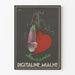 Vintage-Poster Digitaline Mialhe - Botanische Wanddekoration