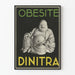 Vintage-Poster Fettleibigkeit Dinitra - Retro-Wanddekoration