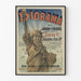 Vintage-Poster Diorama im Jardin des Tuileries