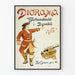 Vintage-Poster Diorama Tordenskiold in Dynekil 1716