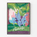 Vintage-Poster von Puerto Rico, Wanddekoration für Reisen