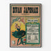 Vintage-Poster Divan Japonais 75 Rue des Martyrs - Wanddekoration im Retro-Stil