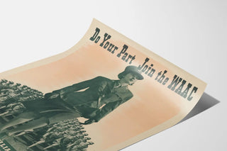 Vintage-Poster Rekrutierung WAAC US-Armee