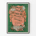 Vintage-Dekorationsposter Does She Love Me - Retro-Blumenstil