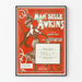 Vintage-Musikposter Mam'selle 'Awkins Dolly