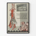Vintage-Poster zur Bewusstseinsbildung 'Don't Be a Dope' für Wanddekoration