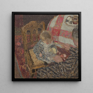 Mittagessen mit Annette und ihrer Großmutter - Édouard Vuillard