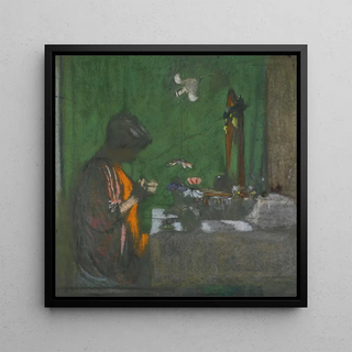 Madame Hessel in ihrem Toilettenzimmer - Édouard Vuillard