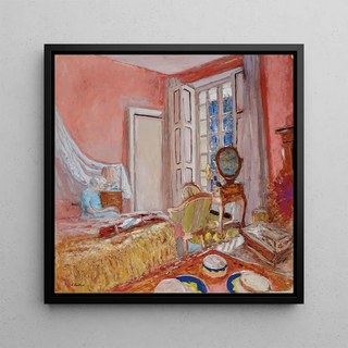 Madame Hessel im rosa Zimmer in Clayes - Édouard Vuillard