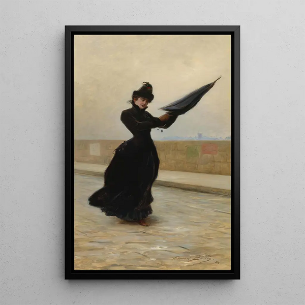 douard Bisson - A Windy Day.webp