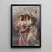 Die Boten der Liebe - Édouard Bisson — gerahmtes Bild an der Wand