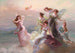 Die Tanz der Nymphen und Cupido - Édouard Bisson — Ansicht des Kunstwerks