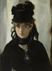 Berthe Morisot im Blumenstrauß mit Veilchen - Édouard Manet — Ansicht des Kunstwerks