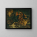 Kopie nach Das Floß von Dante - Édouard Manet — gerahmtes Bild an der Wand