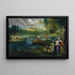 Fischerei - Édouard Manet — gerahmtes Bild an der Wand