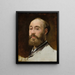 Kopf von Jean-Baptiste Faure 1830-1914 - Édouard Manet — gerahmtes Bild an der Wand
