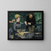 Im Konservatorium - Édouard Manet — gerahmtes Bild an der Wand
