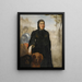 La Femme aux chiens - Édouard Manet — gerahmtes Bild an der Wand