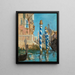Der Große Kanal in Venedig – Édouard Manet — gerahmtes Bild an der Wand