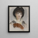 Portrait der Gräfin Albazzi - Édouard Manet — gerahmtes Bild an der Wand