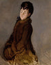 Portrait d'Isabelle Lemonnier au manchon - Édouard Manet — Ansicht des Kunstwerks