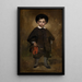 Portrait eines Kindes - Édouard Manet — gerahmtes Bild an der Wand