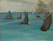 Ansicht des Meeres bei ruhigem Wetter - Édouard Manet — Ansicht des Kunstwerks