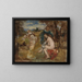 Nymphe Überraschung - Édouard Manet — gerahmtes Bild an der Wand