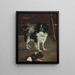 Japanischer Hund Tamathe - Édouard Manet — gerahmtes Bild an der Wand