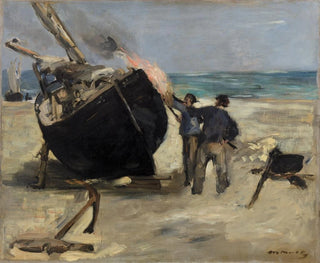 Das getackerte Boot - Édouard Manet — Ansicht des Kunstwerks