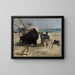 Das getackerte Boot - Édouard Manet — gerahmtes Bild an der Wand
