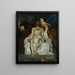 Der tote Christus mit Engeln - Édouard Manet — gerahmtes Bild an der Wand