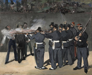 L'Exécution de l'empereur Maximilien - Édouard Manet — Ansicht des Kunstwerks