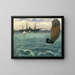 Der Kearsarge bei Boulogne - Édouard Manet — gerahmtes Bild an der Wand