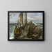 Die Arbeiter des Meeres - Édouard Manet — gerahmtes Bild an der Wand