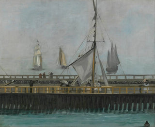 Der Kai von Boulogne-sur-Mer - Édouard Manet — Ansicht des Kunstwerks