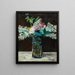 Vase de lilas blancs et de roses - Édouard Manet — gerahmtes Bild an der Wand