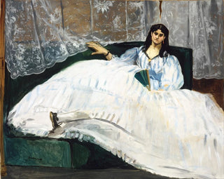Frau mit Fächer - Édouard Manet — Ansicht des Kunstwerks