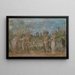 Komödianten im Unterholz II - Édouard Vuillard — gerahmtes Bild an der Wand