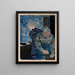 Zwei Frauen in Innenraum - Édouard Vuillard — gerahmtes Bild an der Wand
