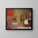 Kinder-Gemälde mit Becher - Édouard Vuillard — gerahmtes Bild an der Wand