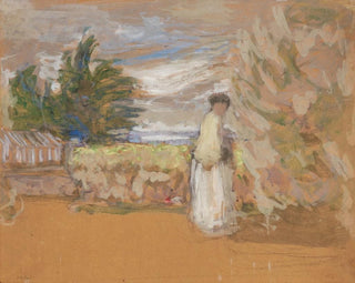 Frau im Garten - Édouard Vuillard — Ansicht des Kunstwerks