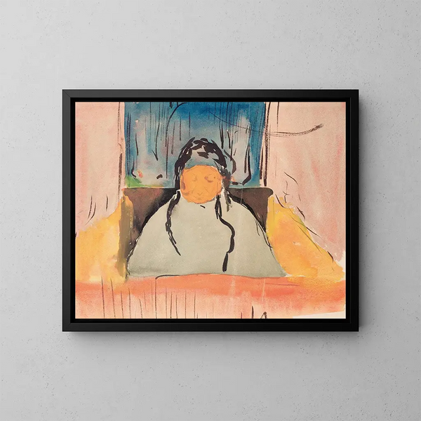 Großmutter Michaud - Édouard Vuillard — gerahmtes Bild an der Wand