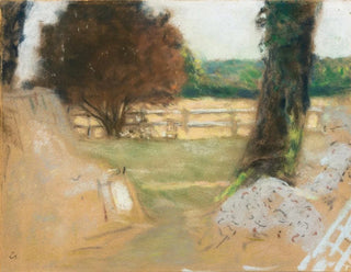 Die weiße Barriere bei Les Clayes - Édouard Vuillard — Ansicht des Kunstwerks