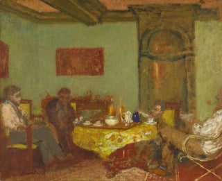 La conversation chez les Natanson-Valvins - Édouard Vuillard — Ansicht des Kunstwerks